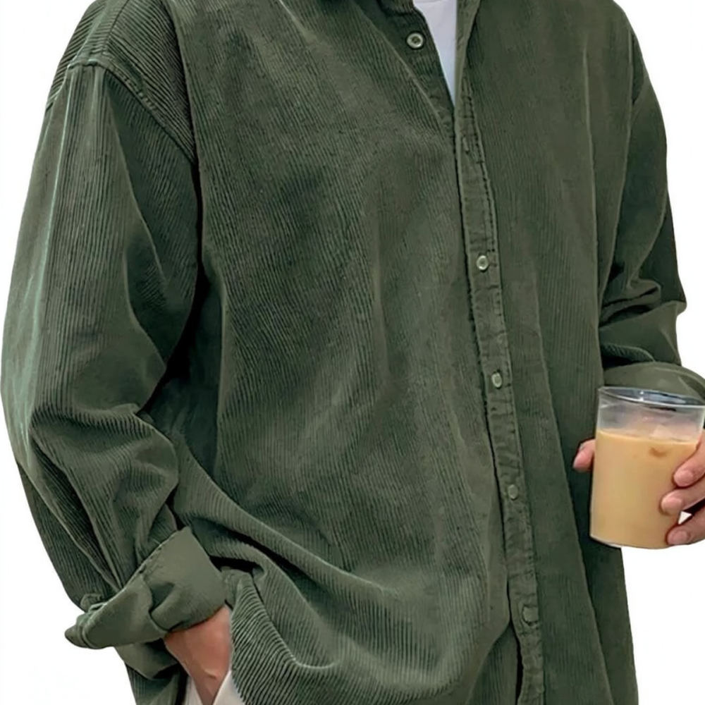 Erkekler için Kadife Gömlek, U - Corduroy Button Up Shirt Men incelemesi ve fiyatı