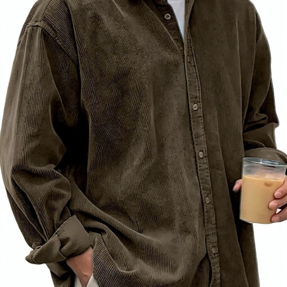 Erkekler için Kadife Gömlek, U - Corduroy Button Up Shirt Men incelemesi ve fiyatı