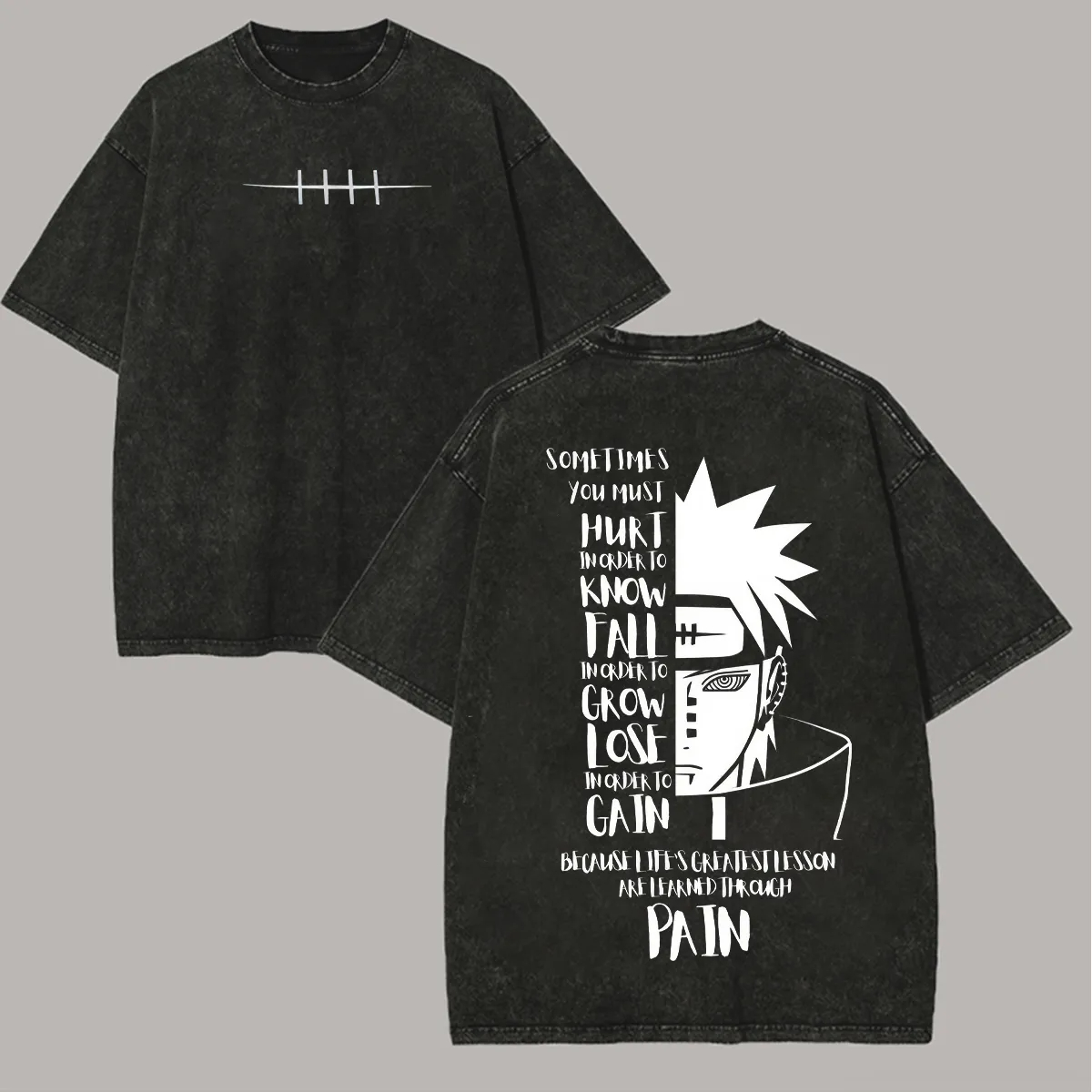 Naruto Shisui Uchiha Tişörtü,  - Acid Wash Vintage Graphic T Shirt incelemesi ve fiyatı