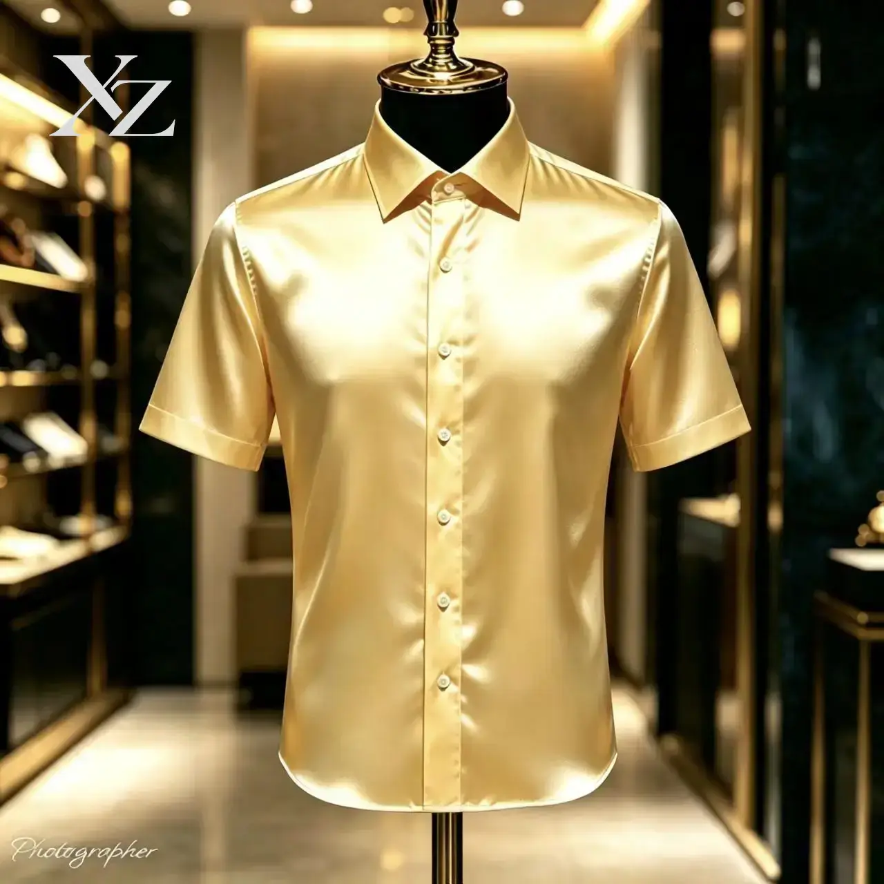 Parlak Dokulu, Düz Renkli, Kıs - Mens Satin Silk Dress Shirt incelemesi ve fiyatı