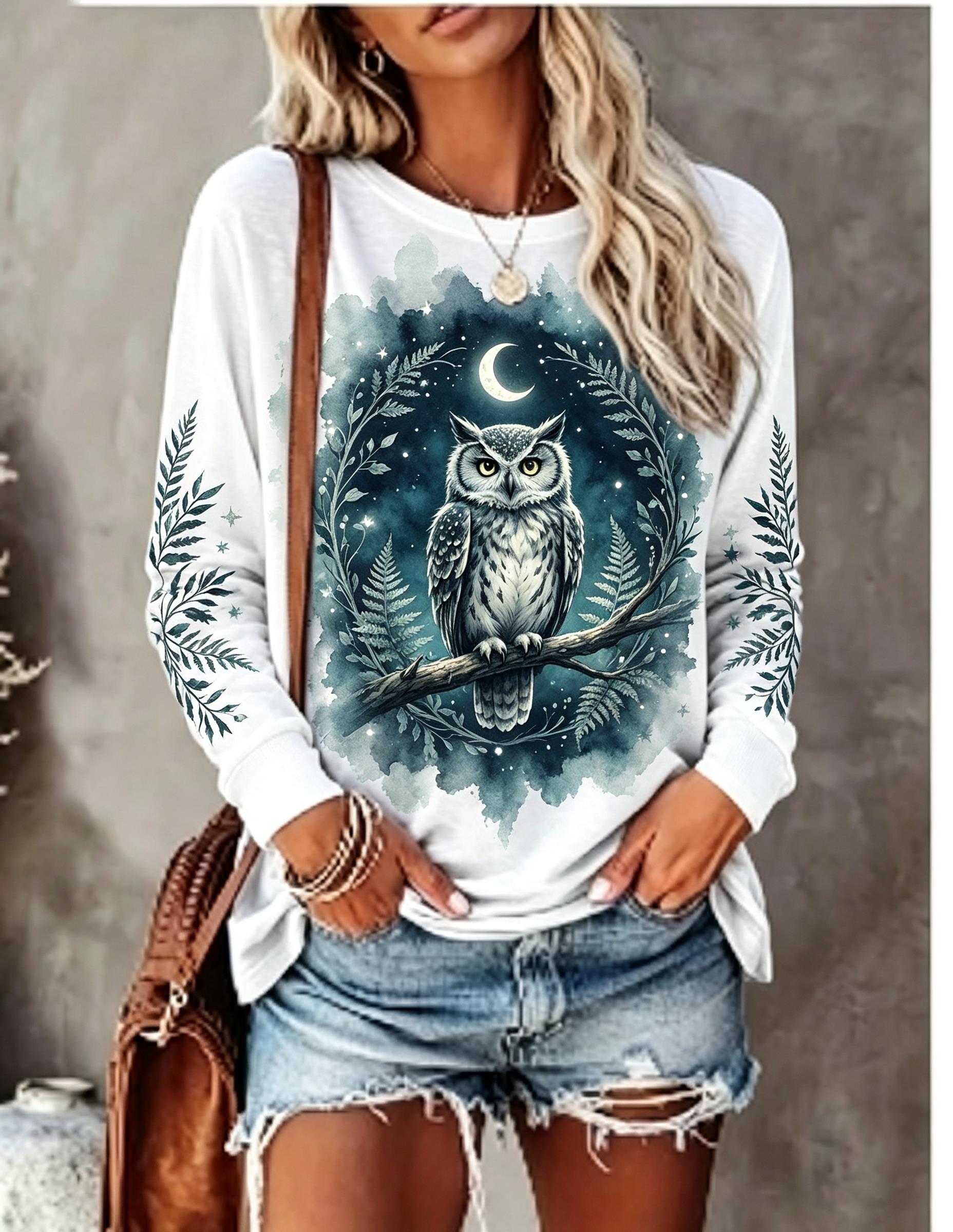 Kadın Uzun Kollu Tişört, Havla - T-Shirts incelemesi ve fiyatı
